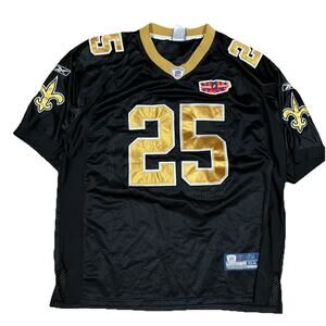 Reggie Bush New Orleans Saints Stitched Super Bowl XLIV Football Jersey Sz 54